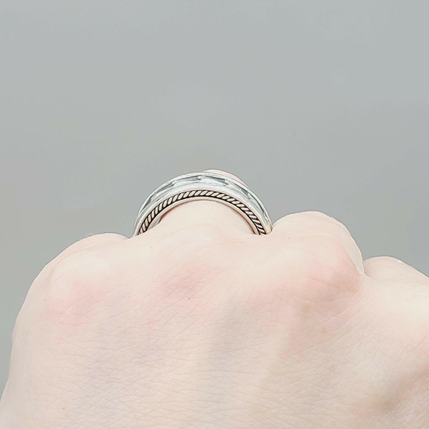 David Yurman Narrow Armory Band Ring Sterling Silver | Certified AYW Luxury #