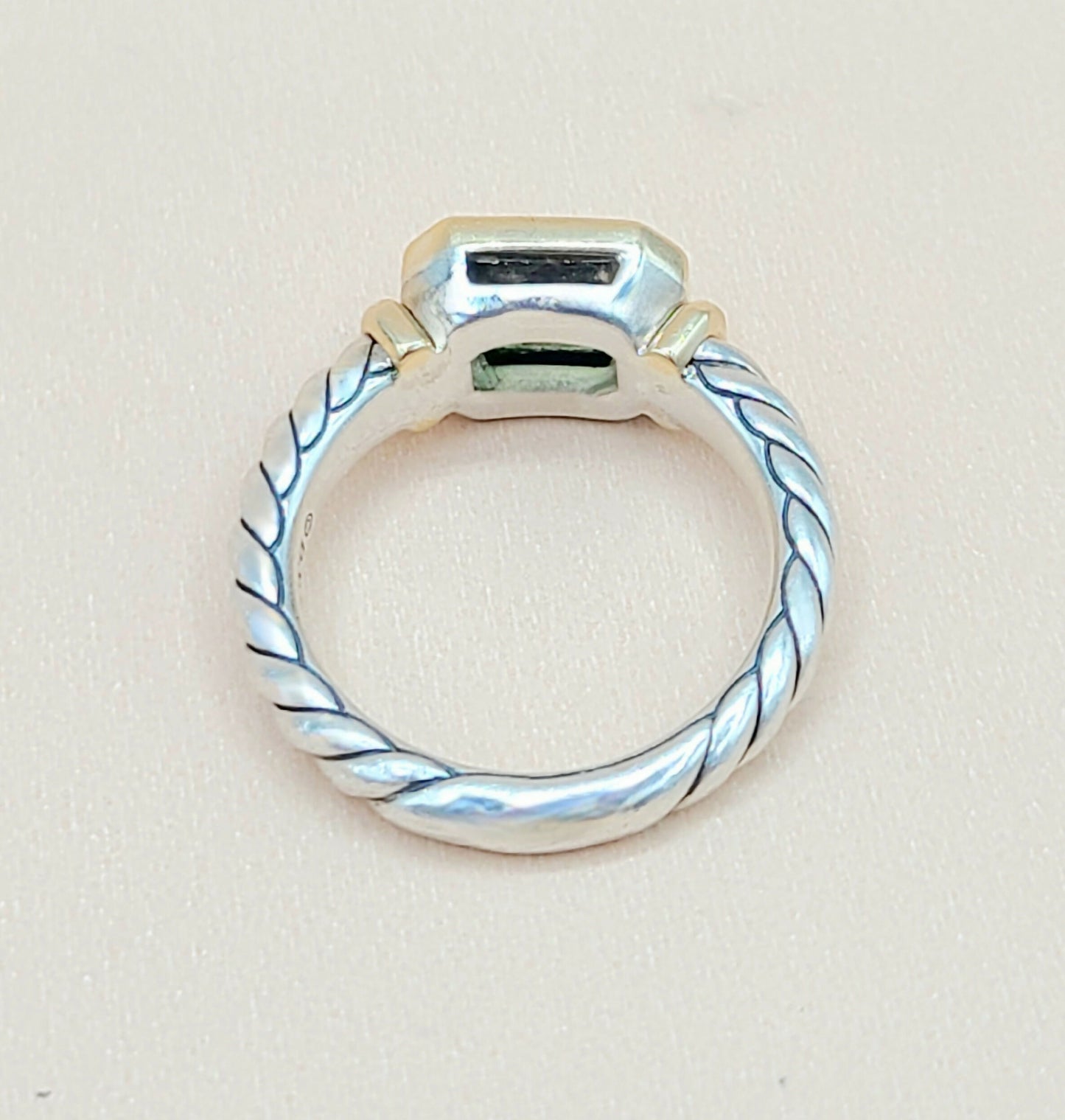 David Yurman Novella Peridot Gold Ring | Certified Pre-Owned AYW Luxury #