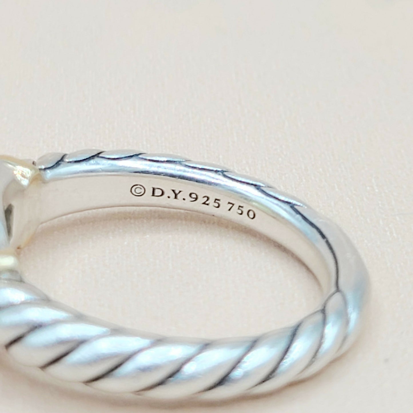 David Yurman Novella Peridot Gold Ring | Certified Pre-Owned AYW Luxury #