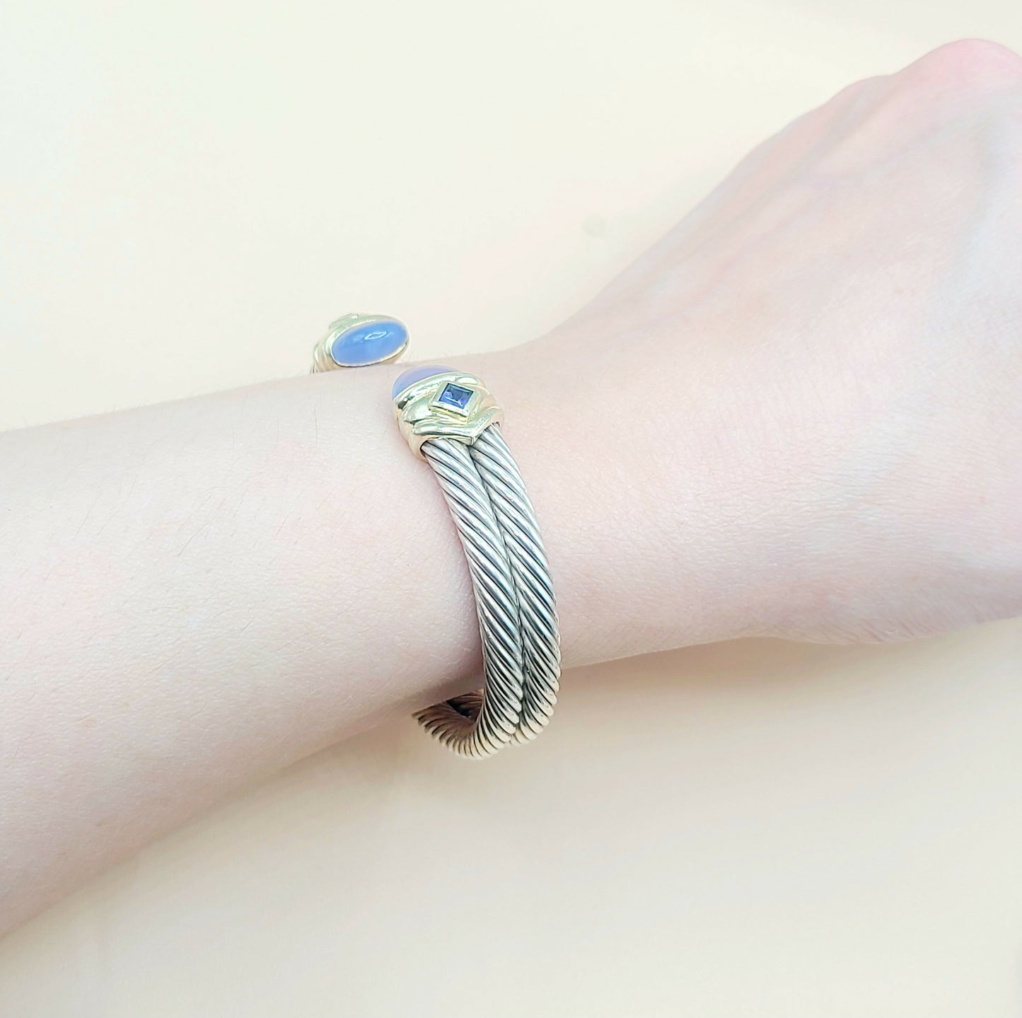 David Yurman Renaissance Chalcedony Iolite Bracelet | Certified AYW Luxury #