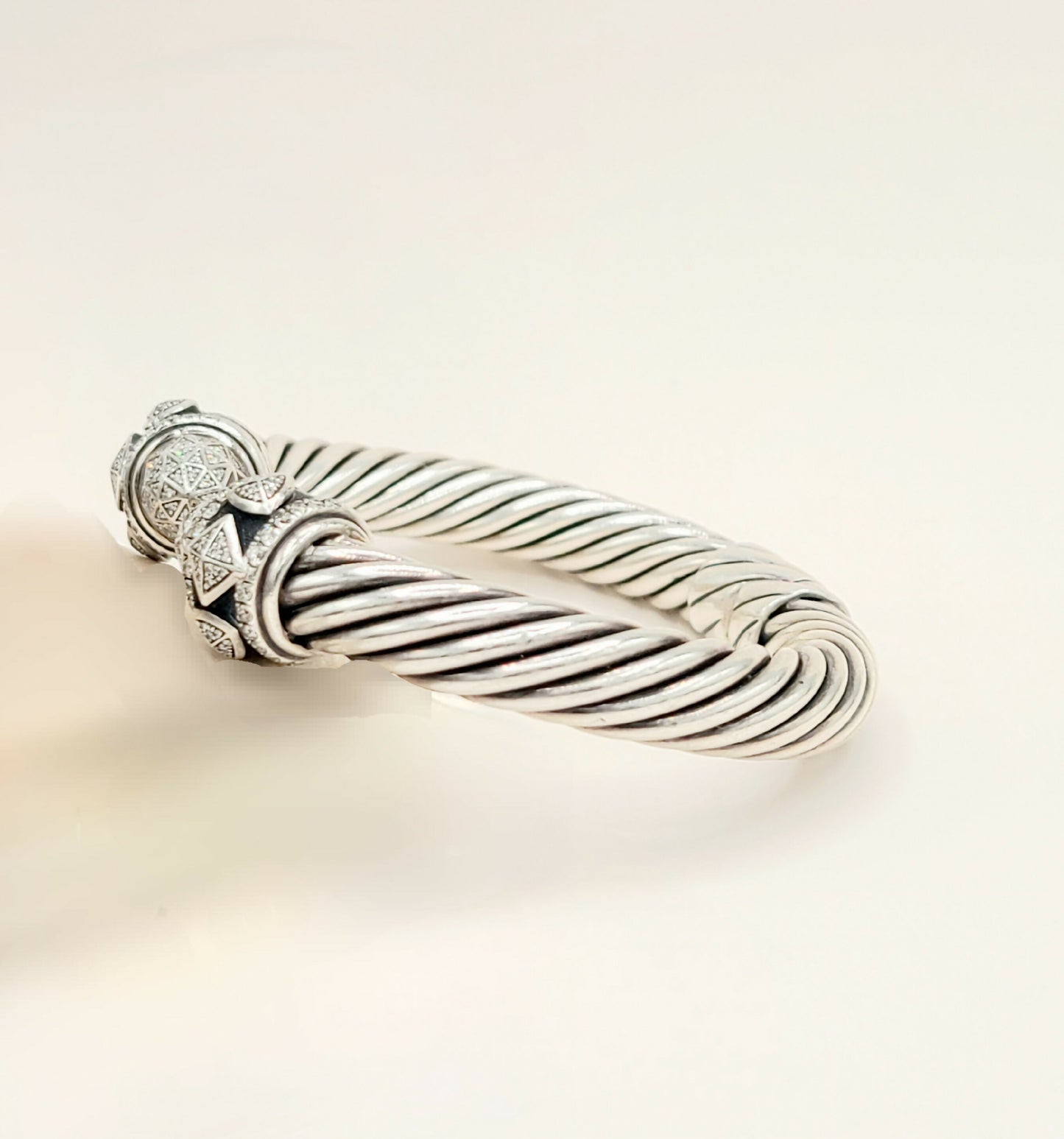David Yurman Renaissance Classic Cable Diamond Bracelet | Certified AYW Luxury #