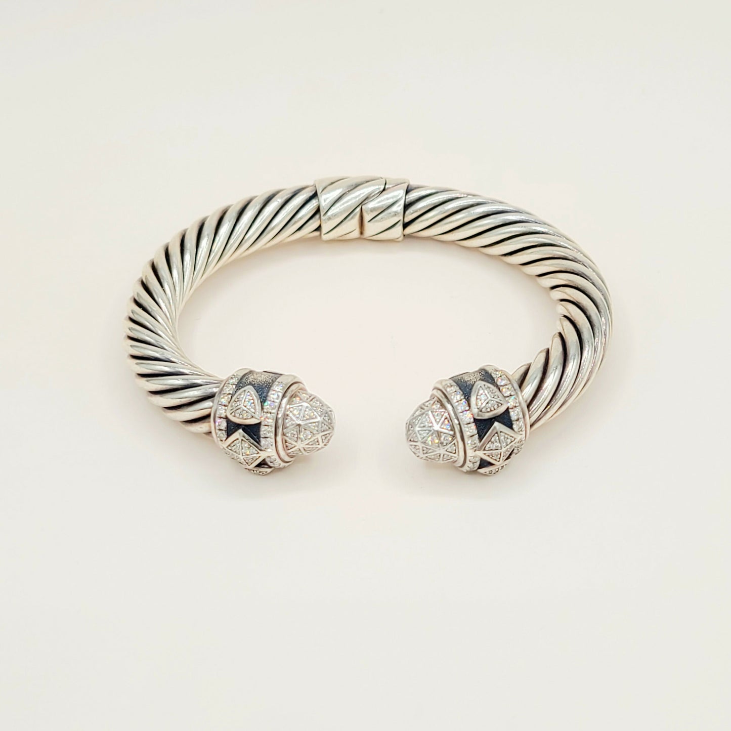 David Yurman Renaissance Classic Cable Diamond Bracelet | Certified AYW Luxury #