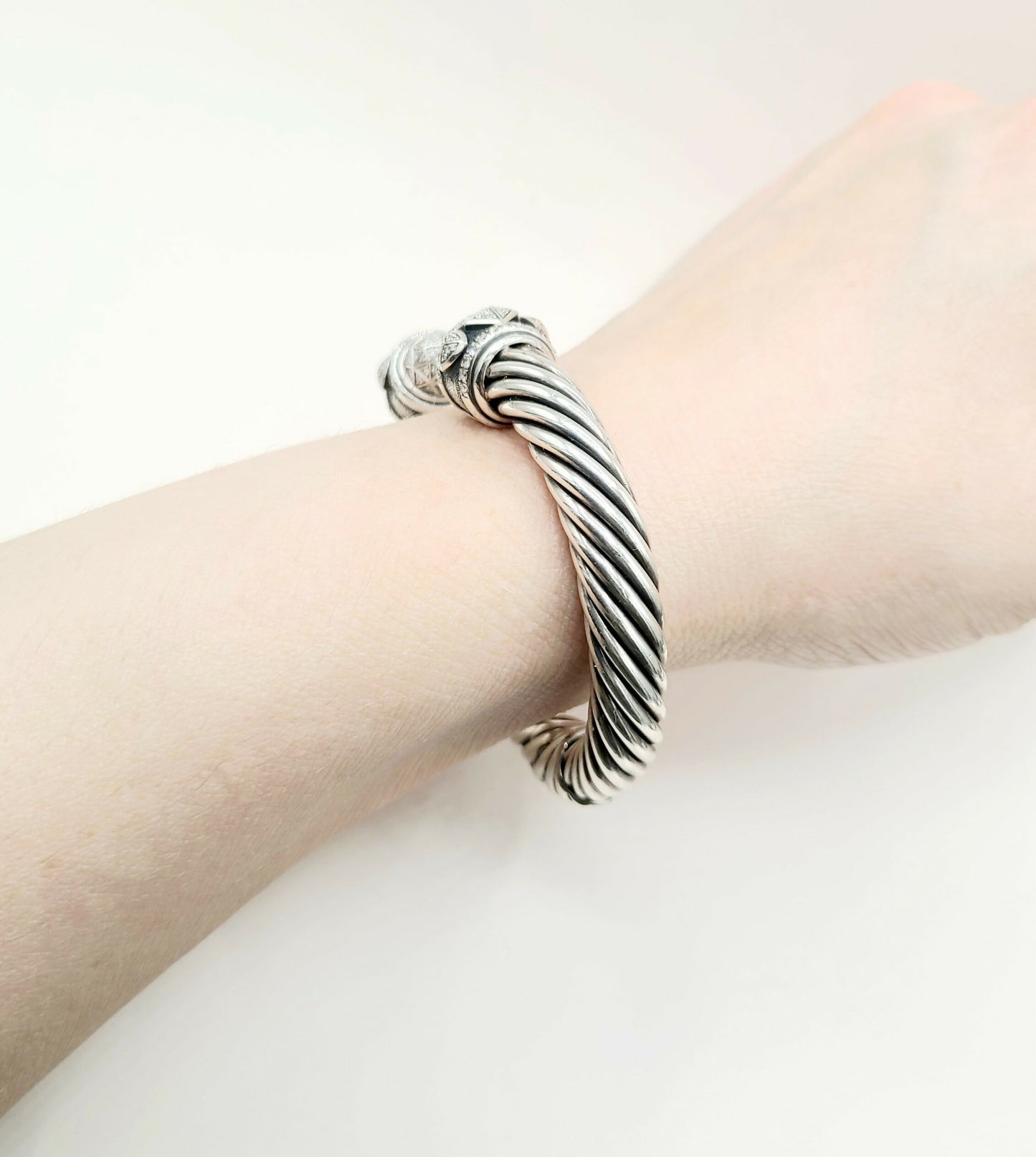 David Yurman Renaissance Classic Cable Diamond Bracelet | Certified AYW Luxury #