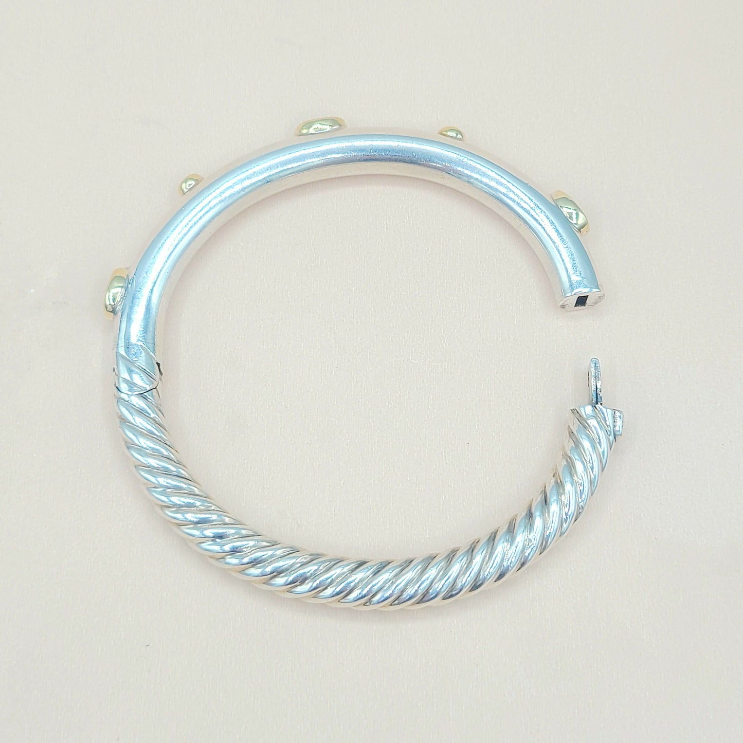 David Yurman Renaissance Peridot Diamond Bangle | Certified Pre-Owned AYW Luxury #