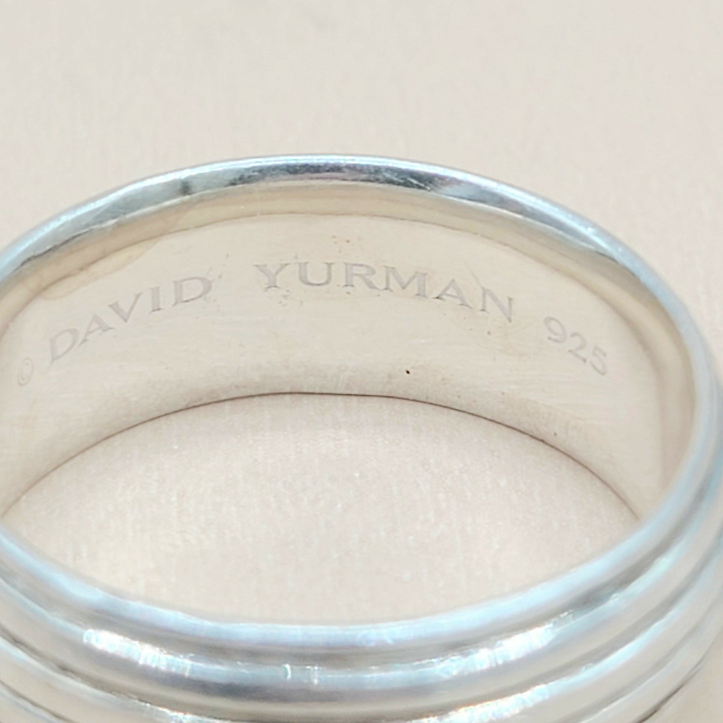 David Yurman Royal Cord Chairman Band Ring Silver | Certified AYW Luxury #