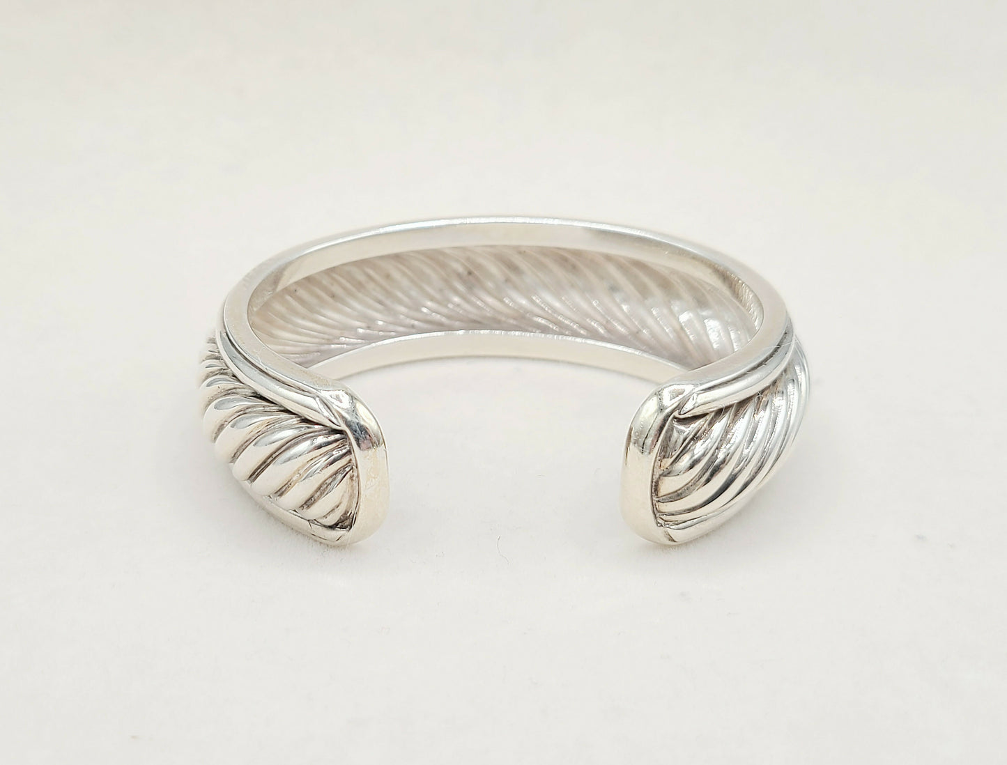 David Yurman Sculpted Thoroughbred Diamond Bracelet | Certified AYW Luxury #