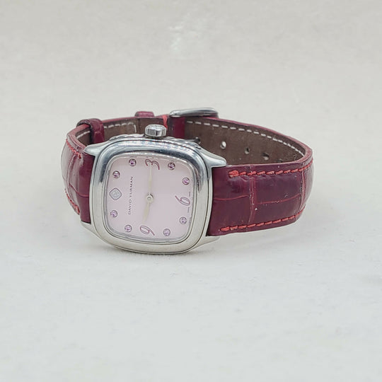 David Yurman Thoroughbred Watch Pink Sapphire