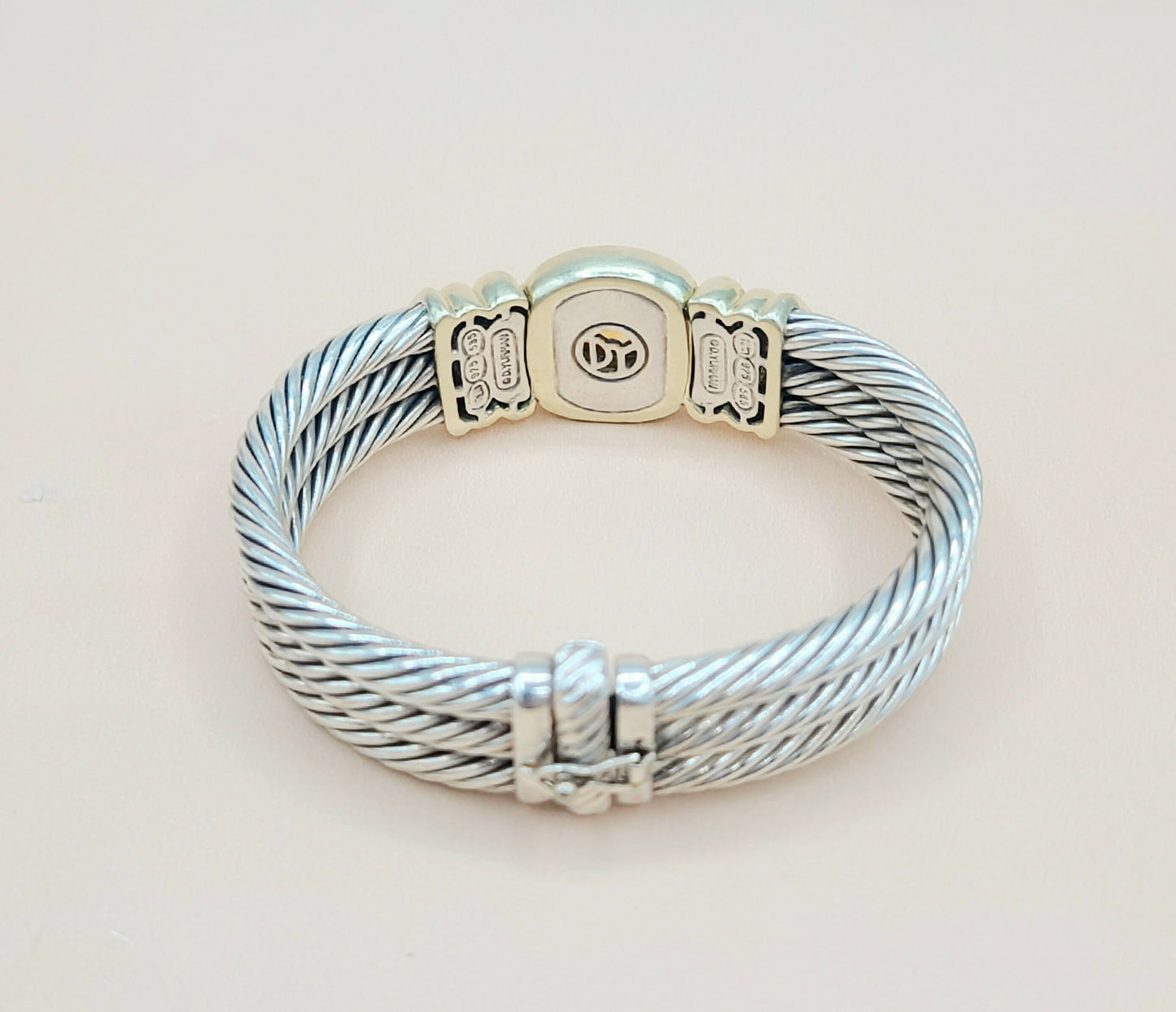 David Yurman Triple Cable Renaissance Citrine Bracelet | Certified AYW Luxury #
