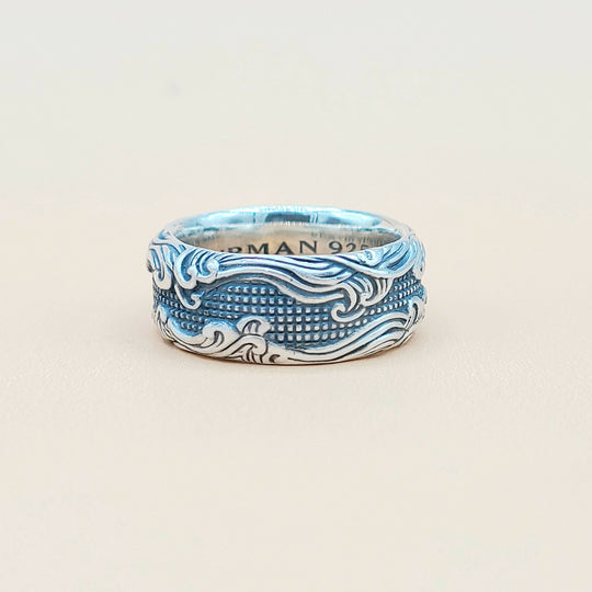 David Yurman-Waves-Band Ring 10mm