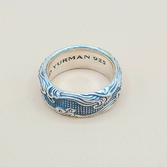 David Yurman-Waves-Band Ring 10mm