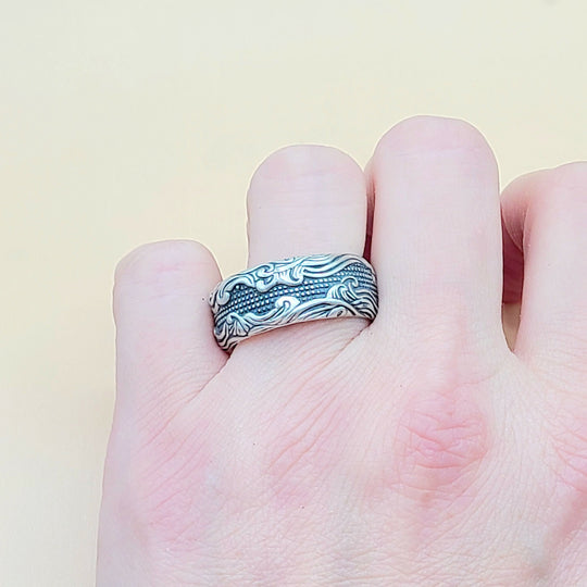 David Yurman-Waves-Band Ring 10mm