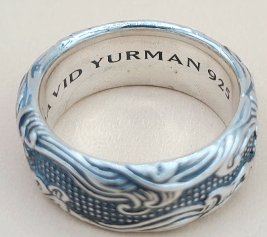 David Yurman-Waves-Band Ring 10mm