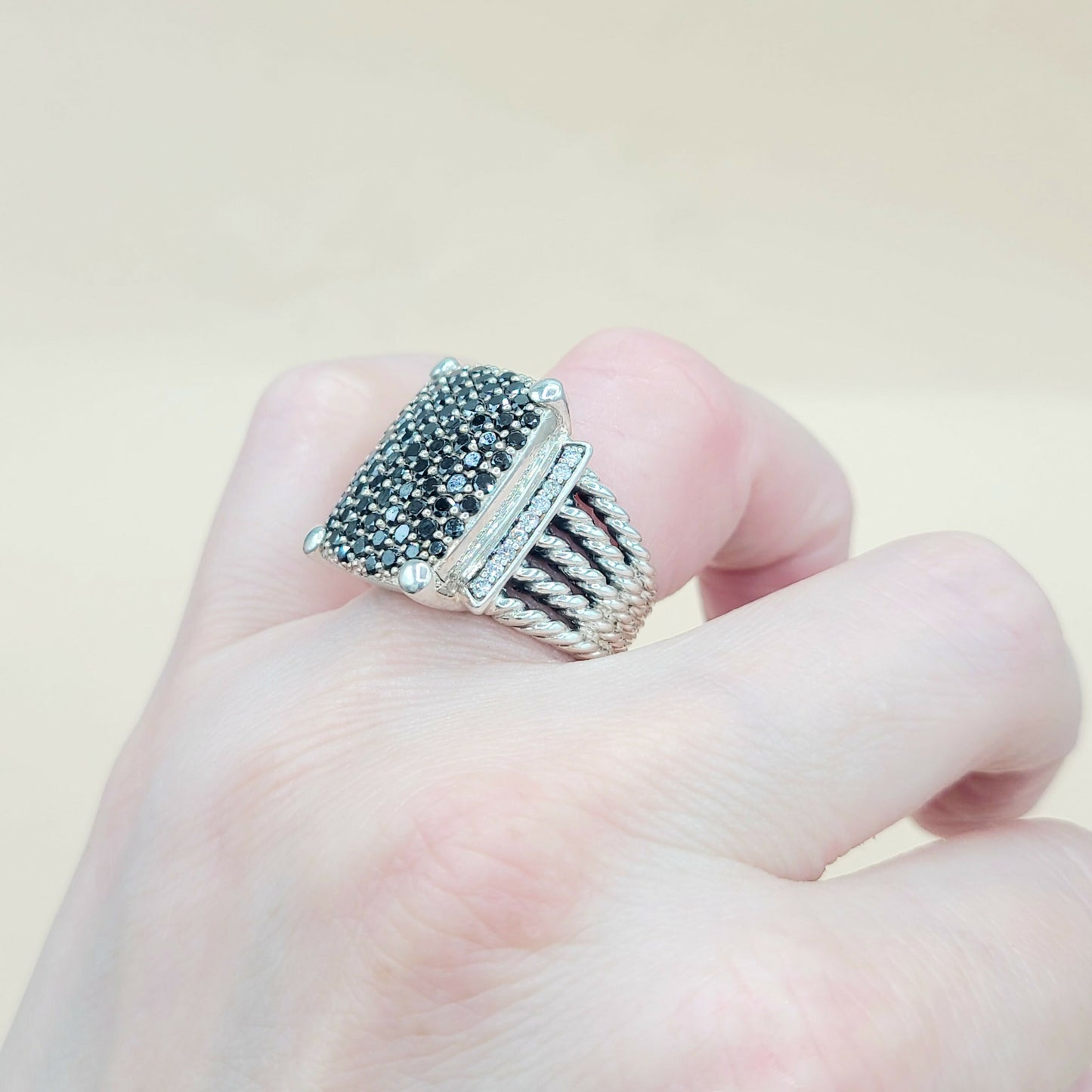 David Yurman Wheaton 20×16 Diamond Ring | Certified Pre-Owned AYW Luxury #