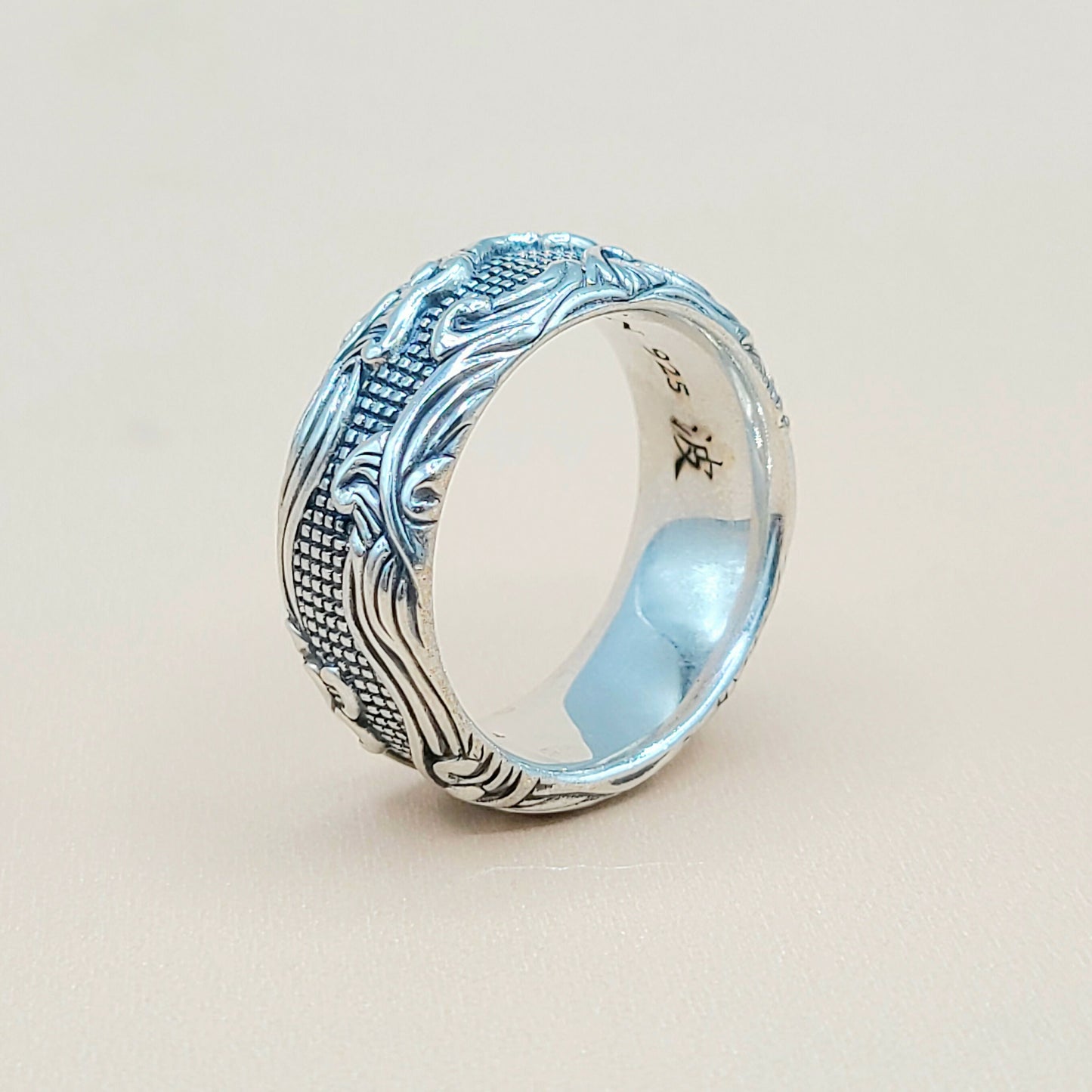 David Yurman-Waves-Band Ring