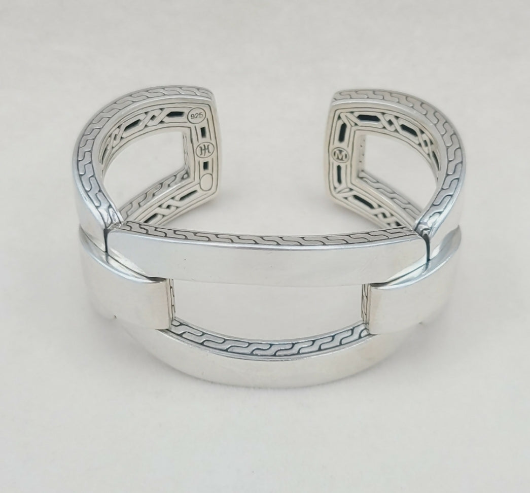 John Hardy Wo Link 35mm Wide Cuff Bracelet | Certified Pre-Owned #