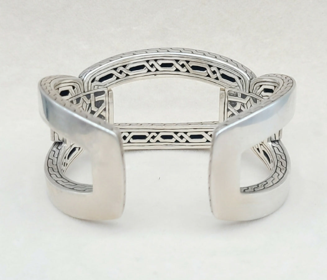 John Hardy Wo Link 35mm Wide Cuff Bracelet | Certified Pre-Owned #