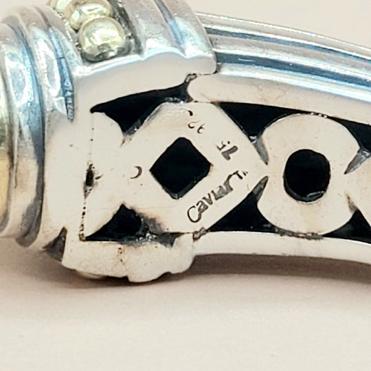 Lagos-Caviar-Large Gold Dome Cuff-Bracelet