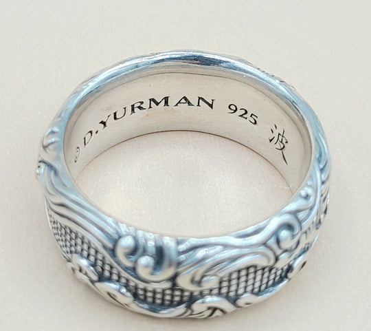 David Yurman-Waves-Band Ring