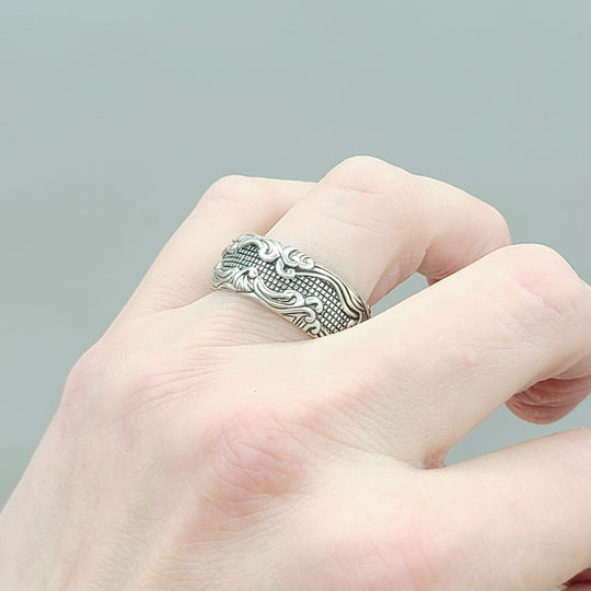 David Yurman-Waves-Band Ring