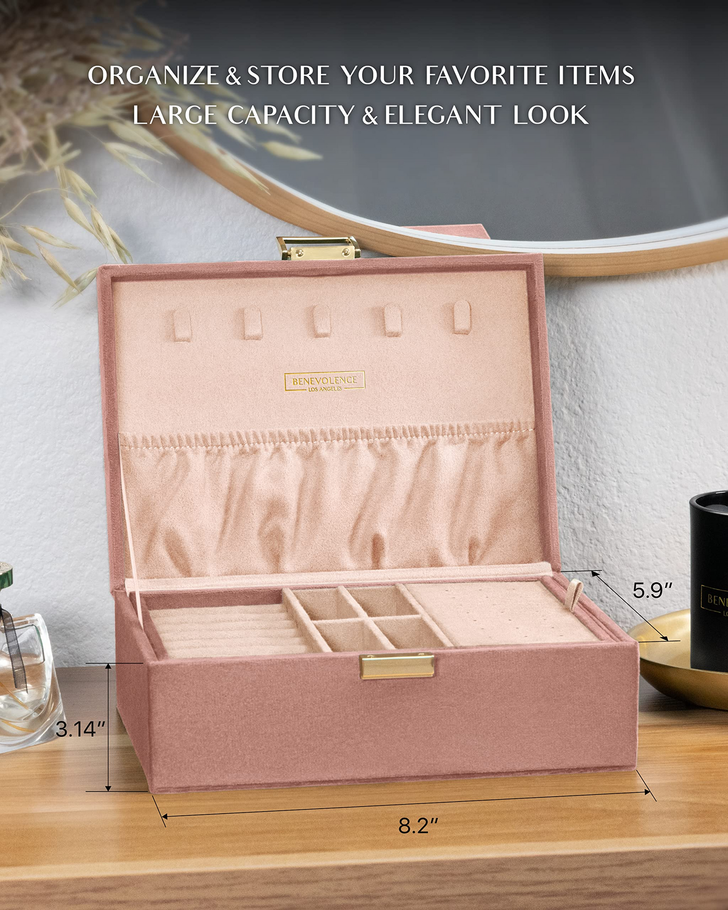 Large Jewelry Box Organizer AYW Luxury #