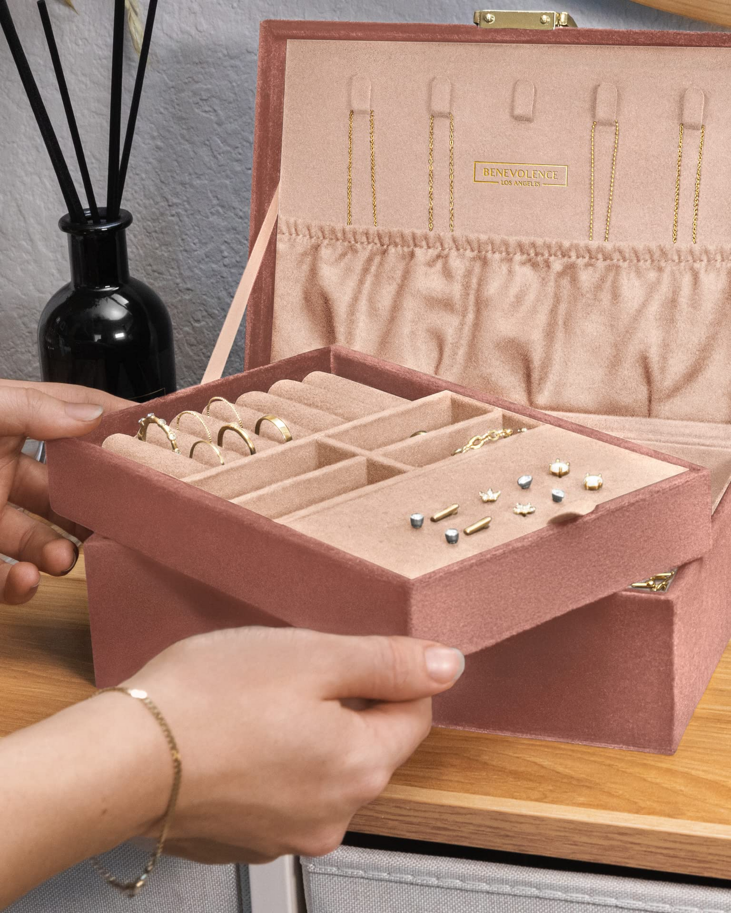 Large Jewelry Box Organizer AYW Luxury #