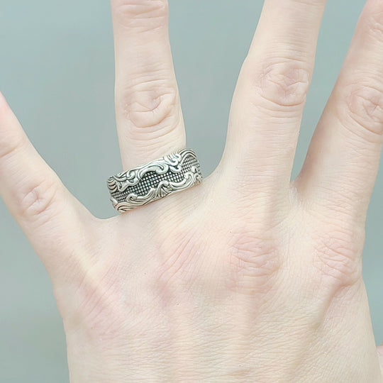 David Yurman-Waves-Band Ring