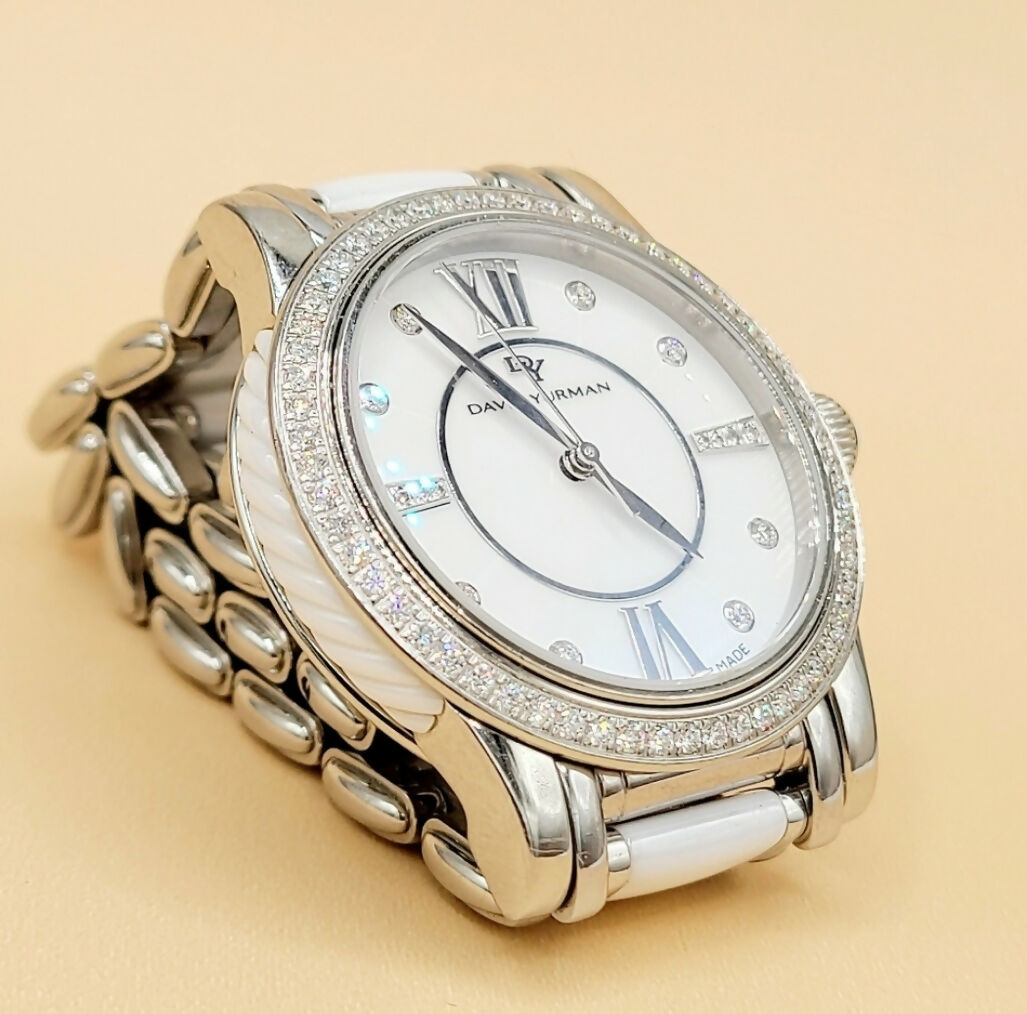 David Yurman Classic Quartz Diamond Bezel Watch | Certified Pre-Owned AYW Luxury #