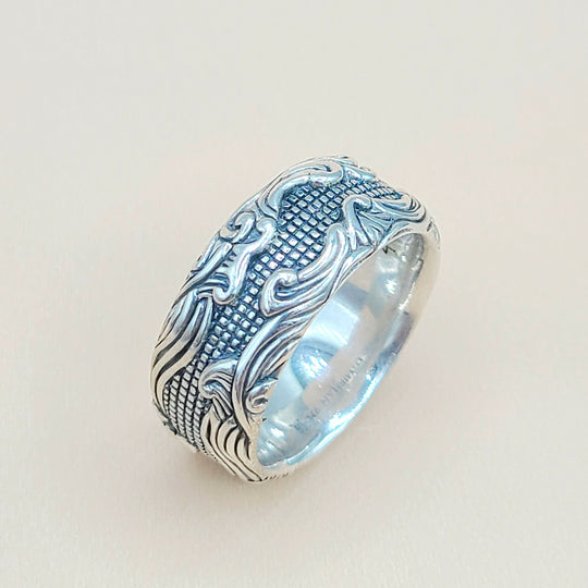 David Yurman-Waves-Band Ring