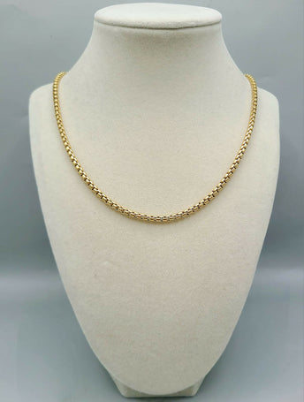 David Yurman 3.4mm Box Chain Necklace In 18k Yellow Gold , 24”