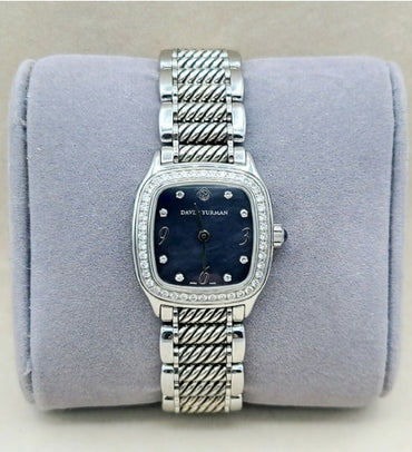  David Yurman 25mm Thoroughbred Diamond Watch