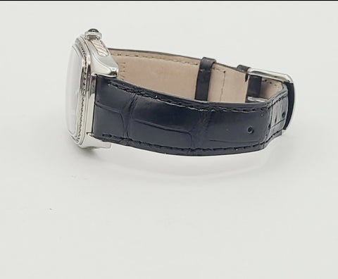  David Yurman 32mm Thoroughbred Quartz Watch With Black Diamonds