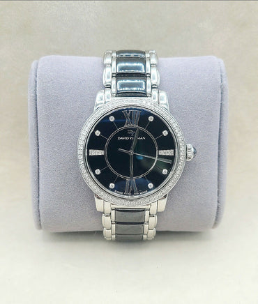  David Yurman 38mm Quartz Watch – Diamonds & Black Ceramic