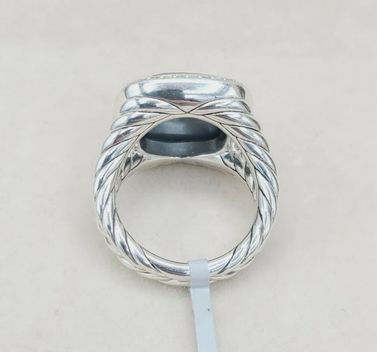  David Yurman Albion 14mm Black Orchid Diamond Ring