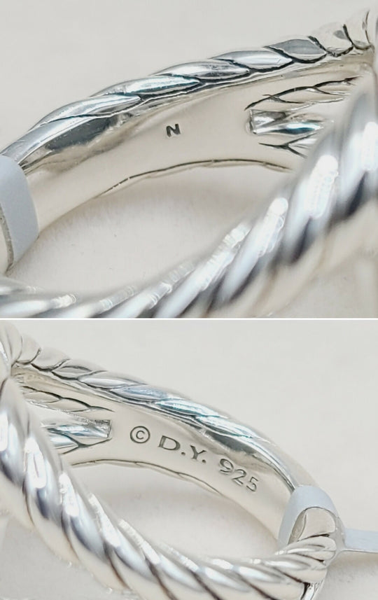  David Yurman Albion 14mm Black Orchid Diamond Ring