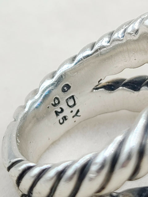 David Yurman Albion 14mm Sky Blue Topaz Ring