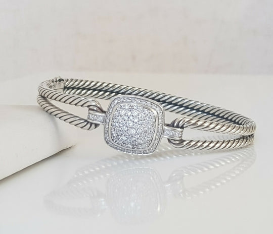 David Yurman Albion Bracelet with Diamonds