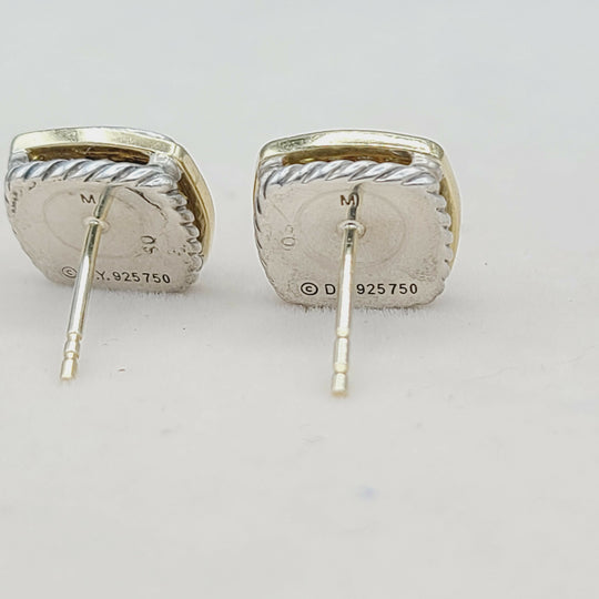  David Yurman Albion Candy Earrings Citrine & Yellow Sapphire