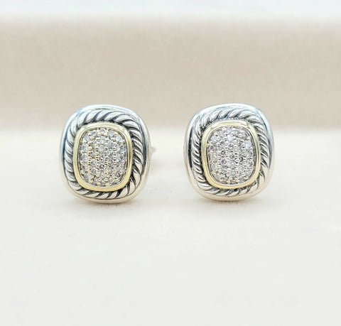  David-Yurman-Albion Diamond Earrings-