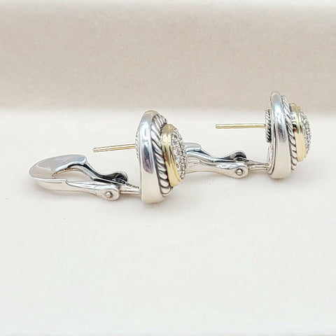  David-Yurman-Albion Diamond Earrings-