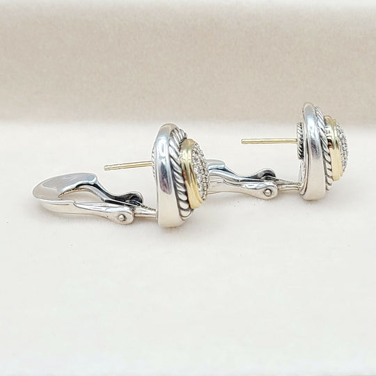  David-Yurman-Albion Diamond Earrings-