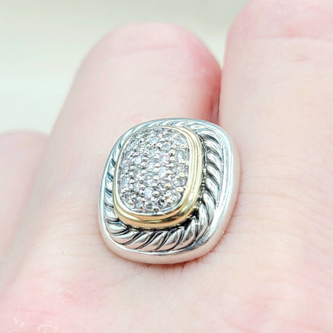  David-Yurman-Albion Diamond Earrings-