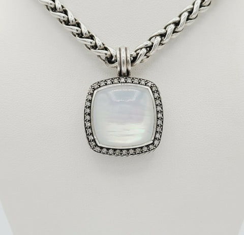  David Yurman Albion Moonlight Ice Pendant – Moonstone