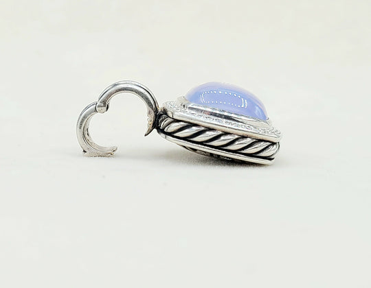  David Yurman Albion Pendant 14mm Lavender Moon Quartz