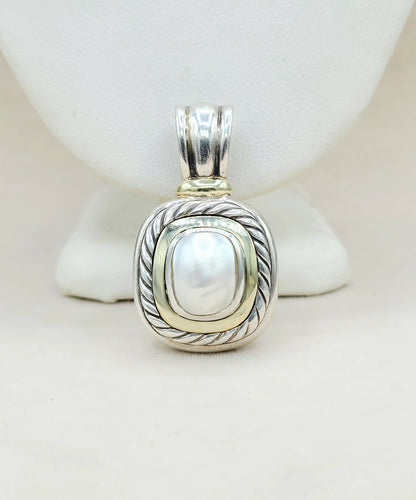 David Yurman Large Albion Mabe Pearl Pendant | Certified Pre-Owned  AYW Luxury #