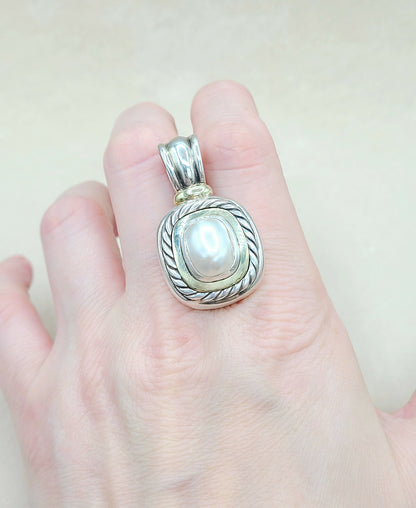 David Yurman Large Albion Mabe Pearl Pendant | Certified Pre-Owned  AYW Luxury #