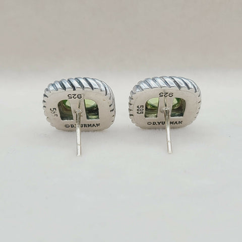  David-Yurman-Albion-Peridot-Cable-Earrings-