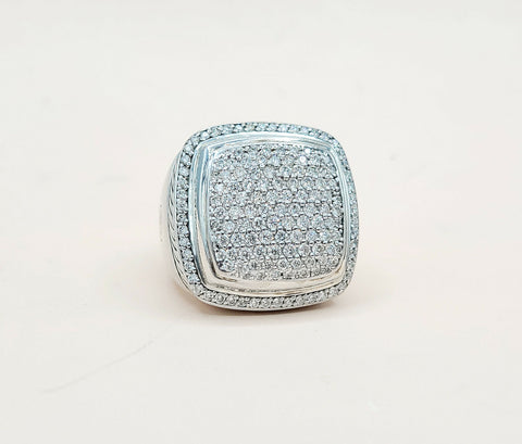  David Yurman Albion Ring 20mm Pavé Diamonds