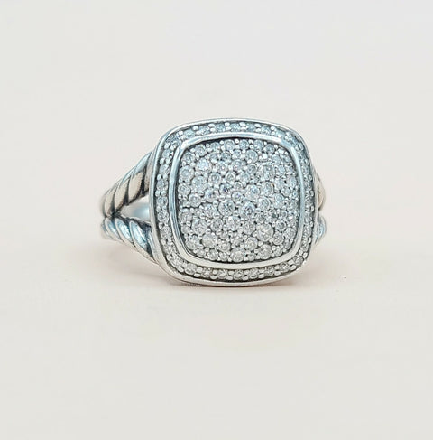  David Yurman Albion Ring Pavé Diamonds