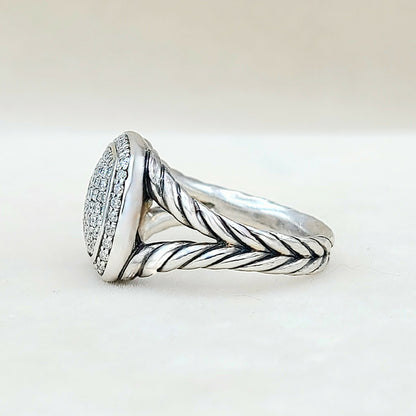David Yurman Albion Ring Pavé Diamonds    #