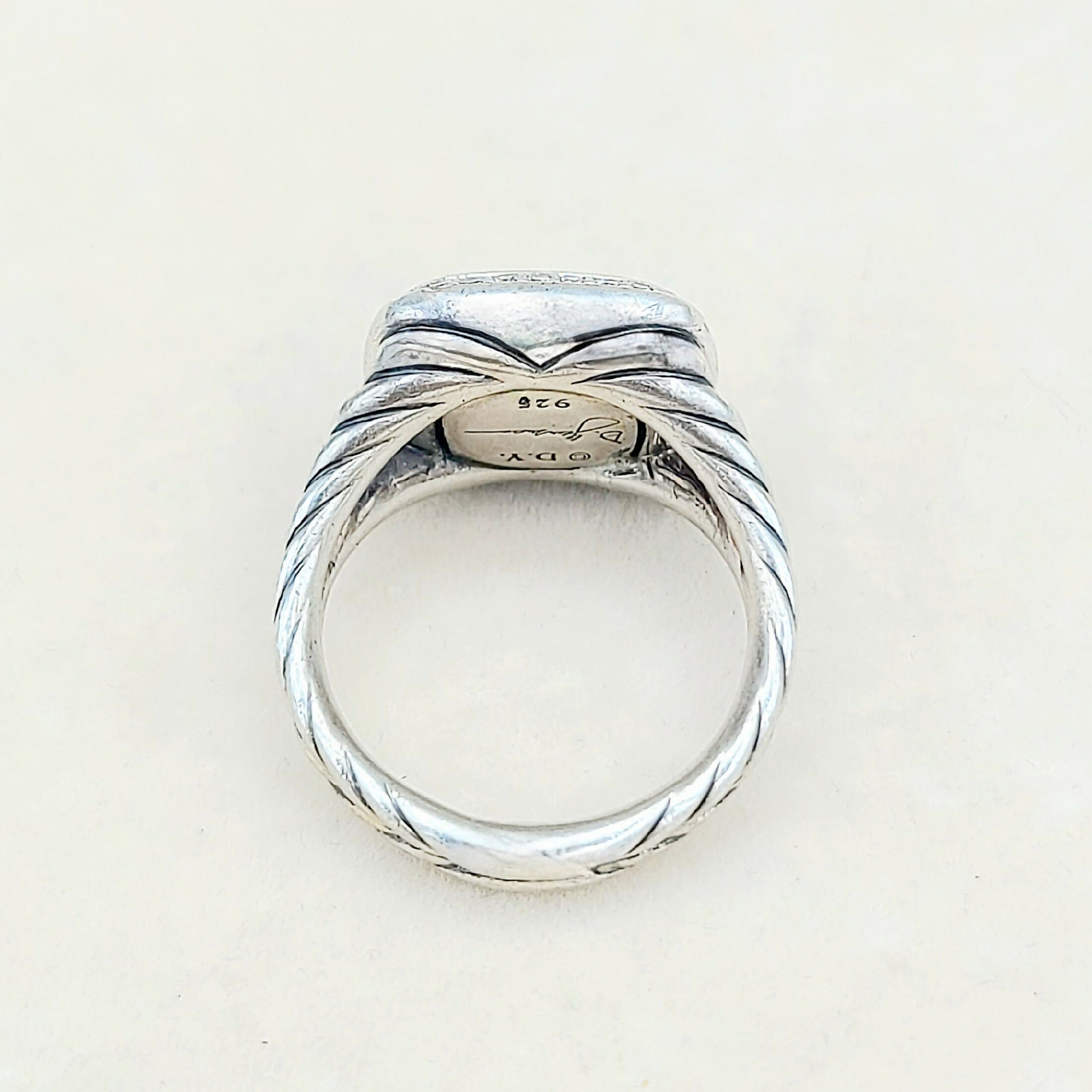 David Yurman Albion Ring Pavé Diamonds    #